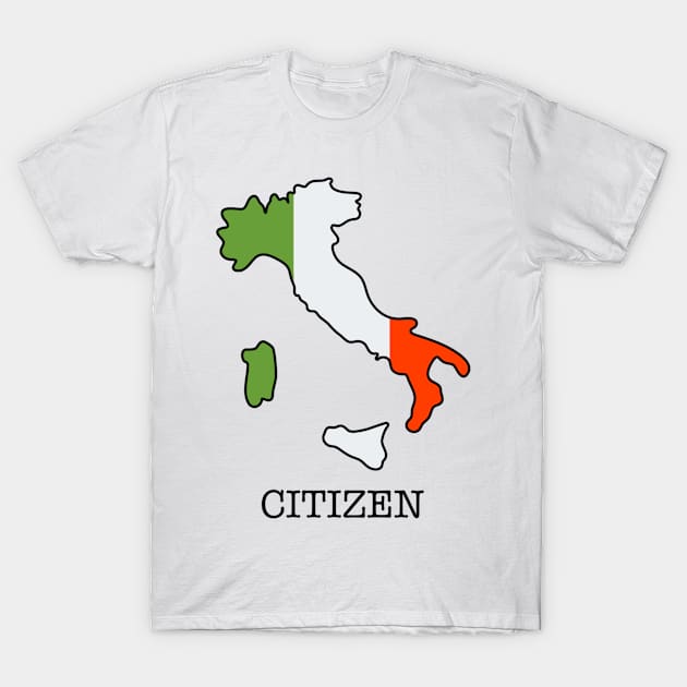 Italian Citizen T-Shirt by Playful Creatives